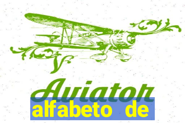 alfabeto de caligrafia bonita